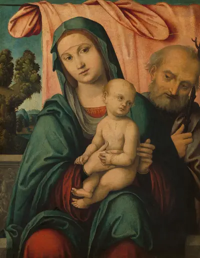 The Holy Family — Lorenzo Costa