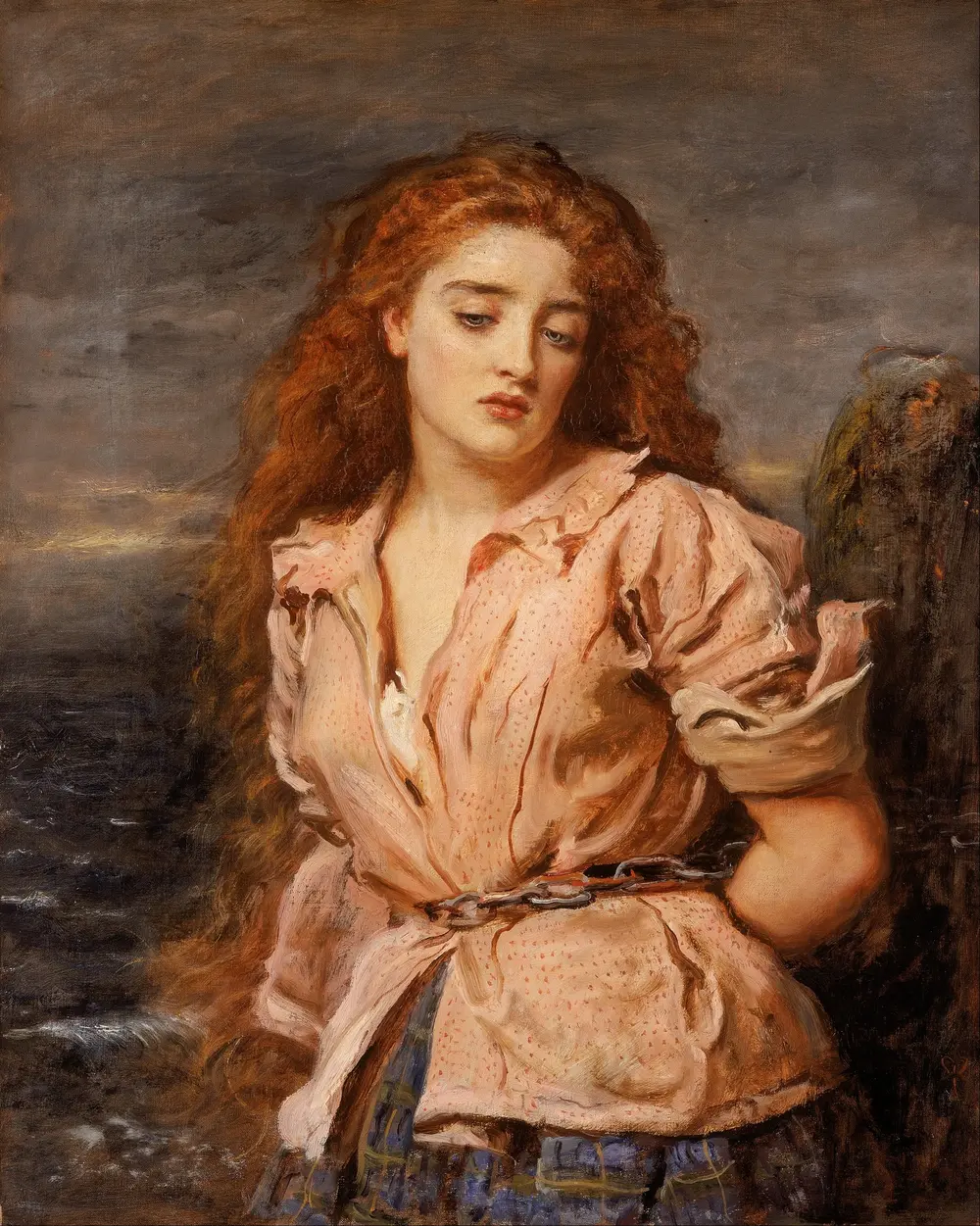 The Martyr of the Solway — John Everett Millais