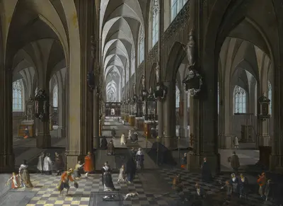 Interior of Antwerp Cathedral