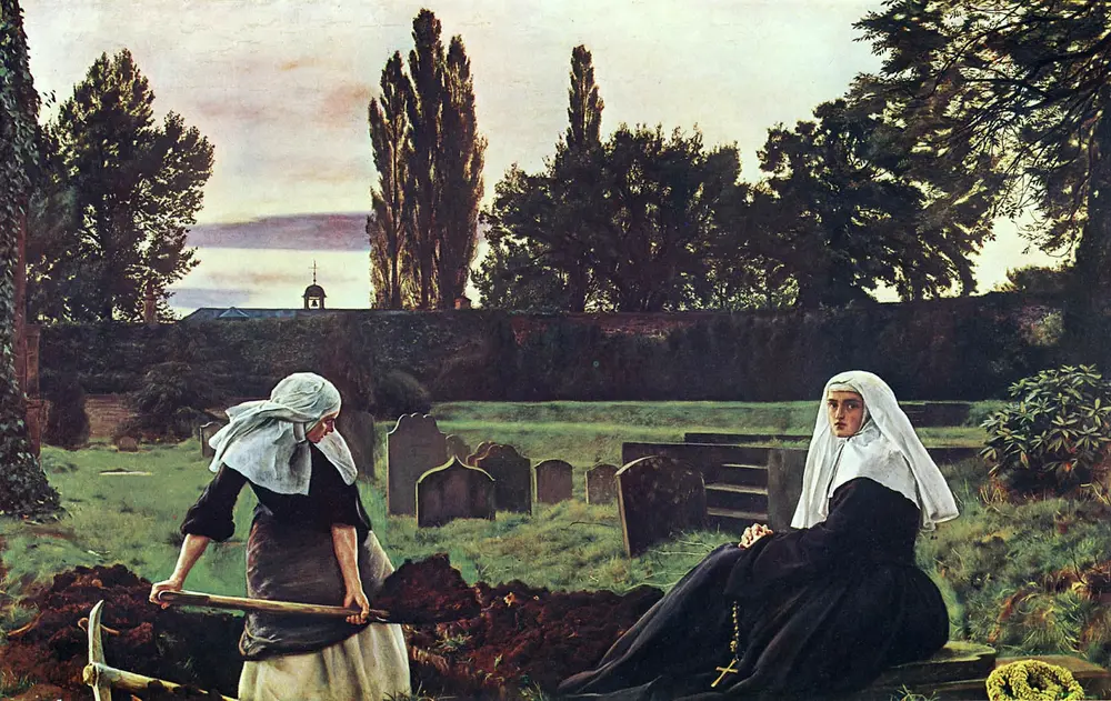 The Vale of Rest — John Everett Millais