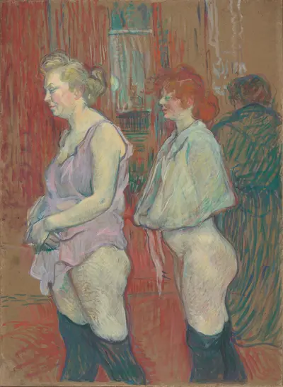 Rue des Moulins / The Medical Inspection — Henri de Toulouse-Lautrec