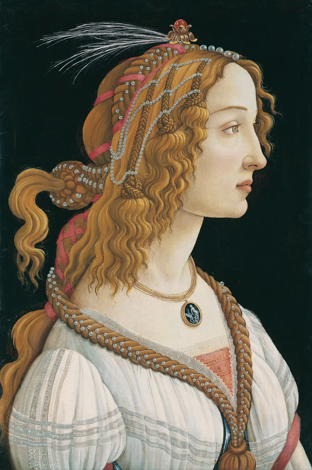 Portrait of a Young Woman — Sandro Botticelli