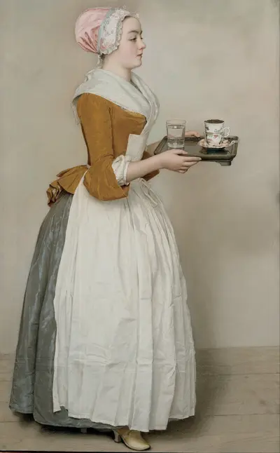The Chocolate Girl — Jean-Étienne Liotard