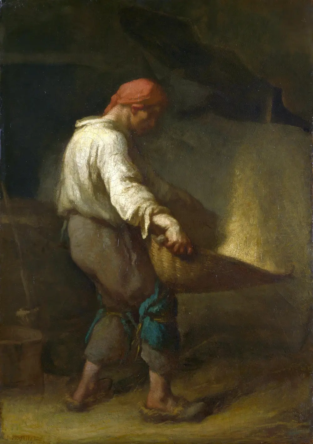 The Winnower — Jean-François Millet