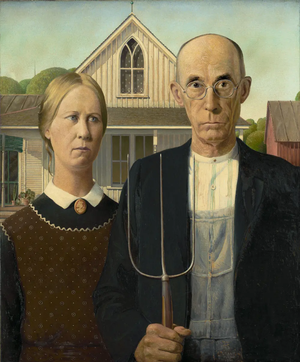 American Gothic — Грант Вуд