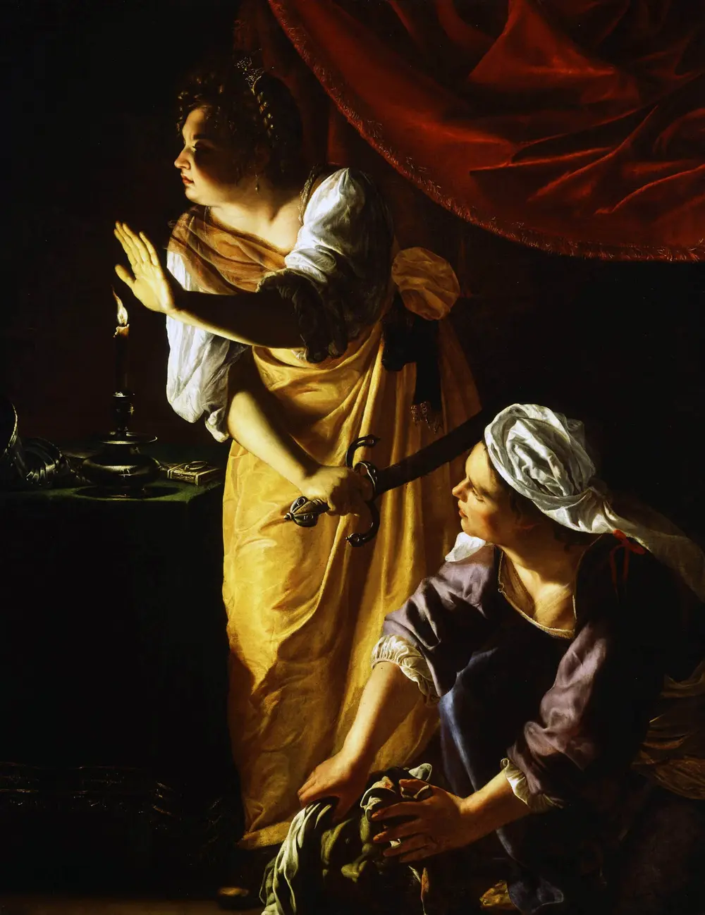 Judith and Her Maidservant — Artemisia Gentileschi