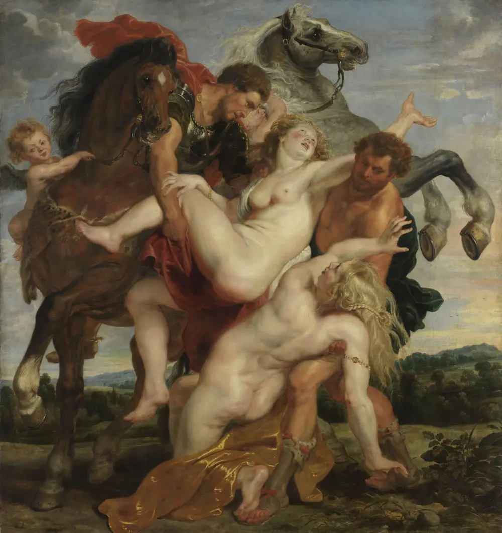 The Rape of the Daughters of Leucippus — Peter Paul Rubens