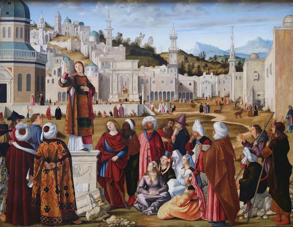The Sermon of St. Stephen — Vittore Carpaccio