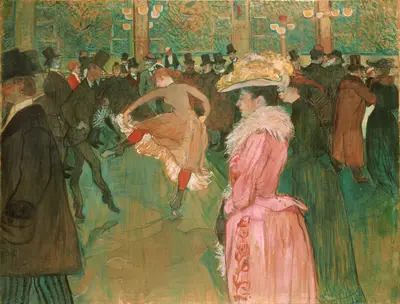At the Moulin Rouge: The Dance — Henri de Toulouse-Lautrec