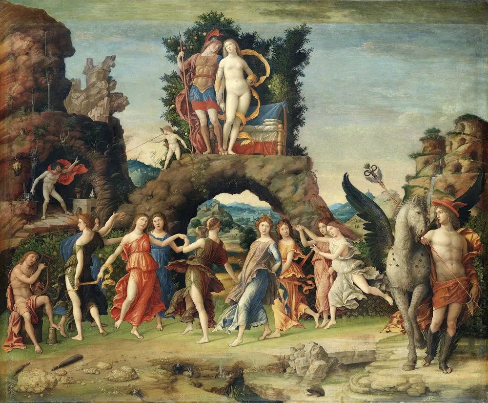 Parnassus — Andrea Mantegna