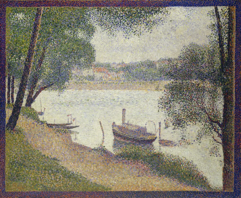 Gray weather, Grande Jatte — Georges Seurat