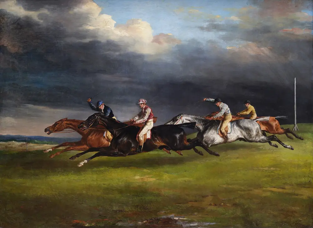 The 1821 Derby at Epsom — Théodore Géricault