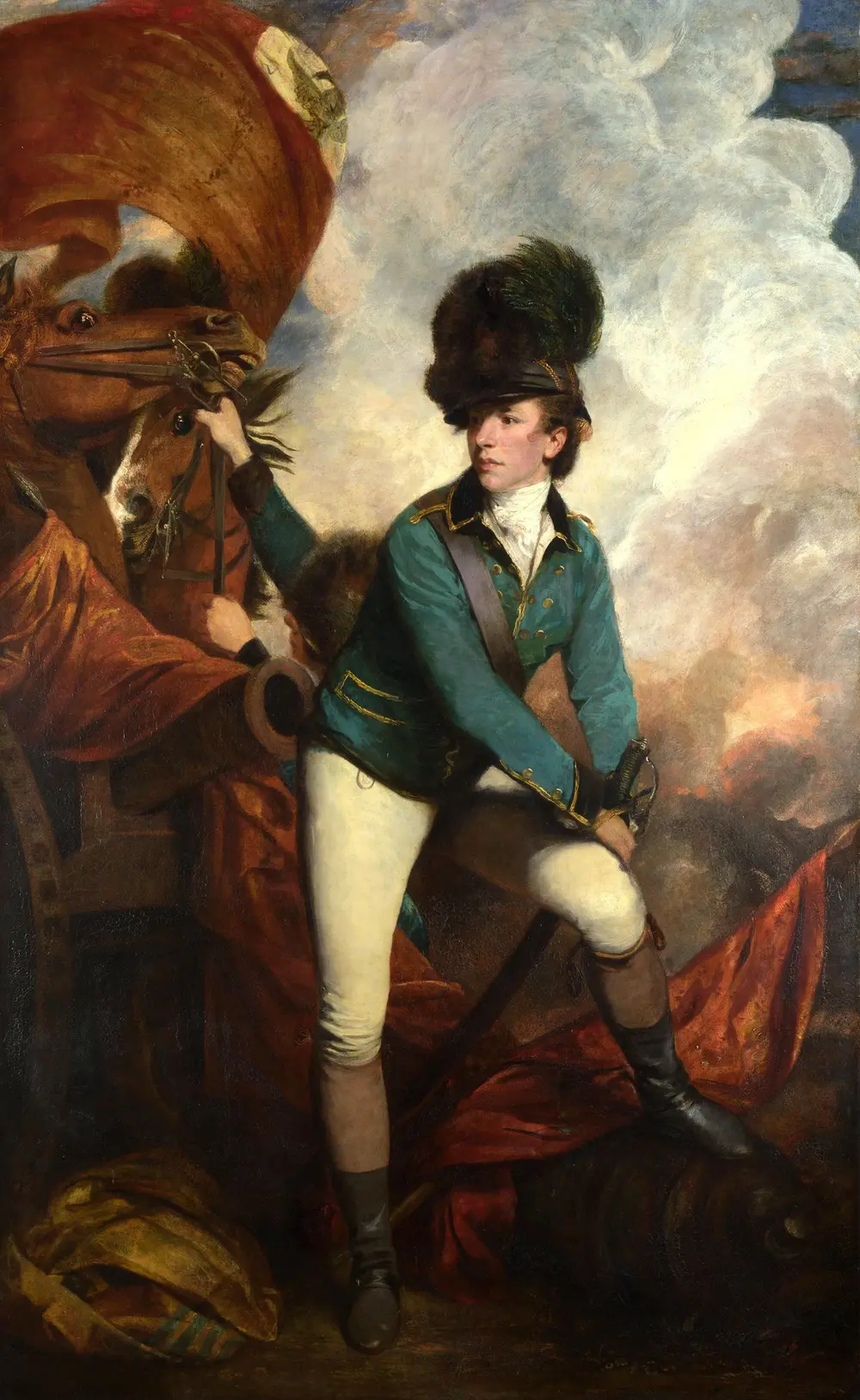 Portrait of Sir Banastre Tarleton (1754-1833) — Joshua Reynolds