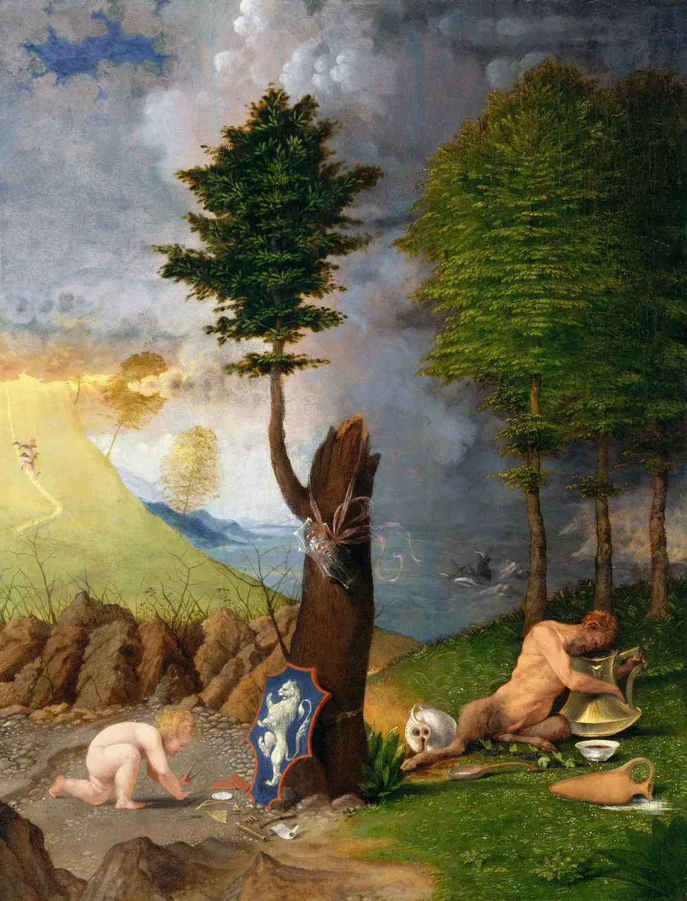 Allegory of Virtue and Vice — Lorenzo Lotto