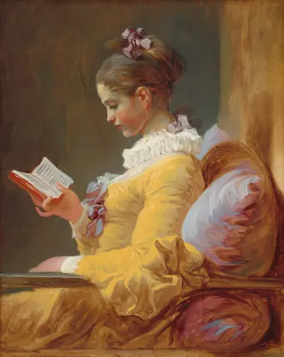 A Young Girl Reading — Jean Honoré Fragonard