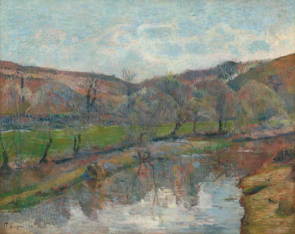 Brittany Landscape — Paul Gauguin