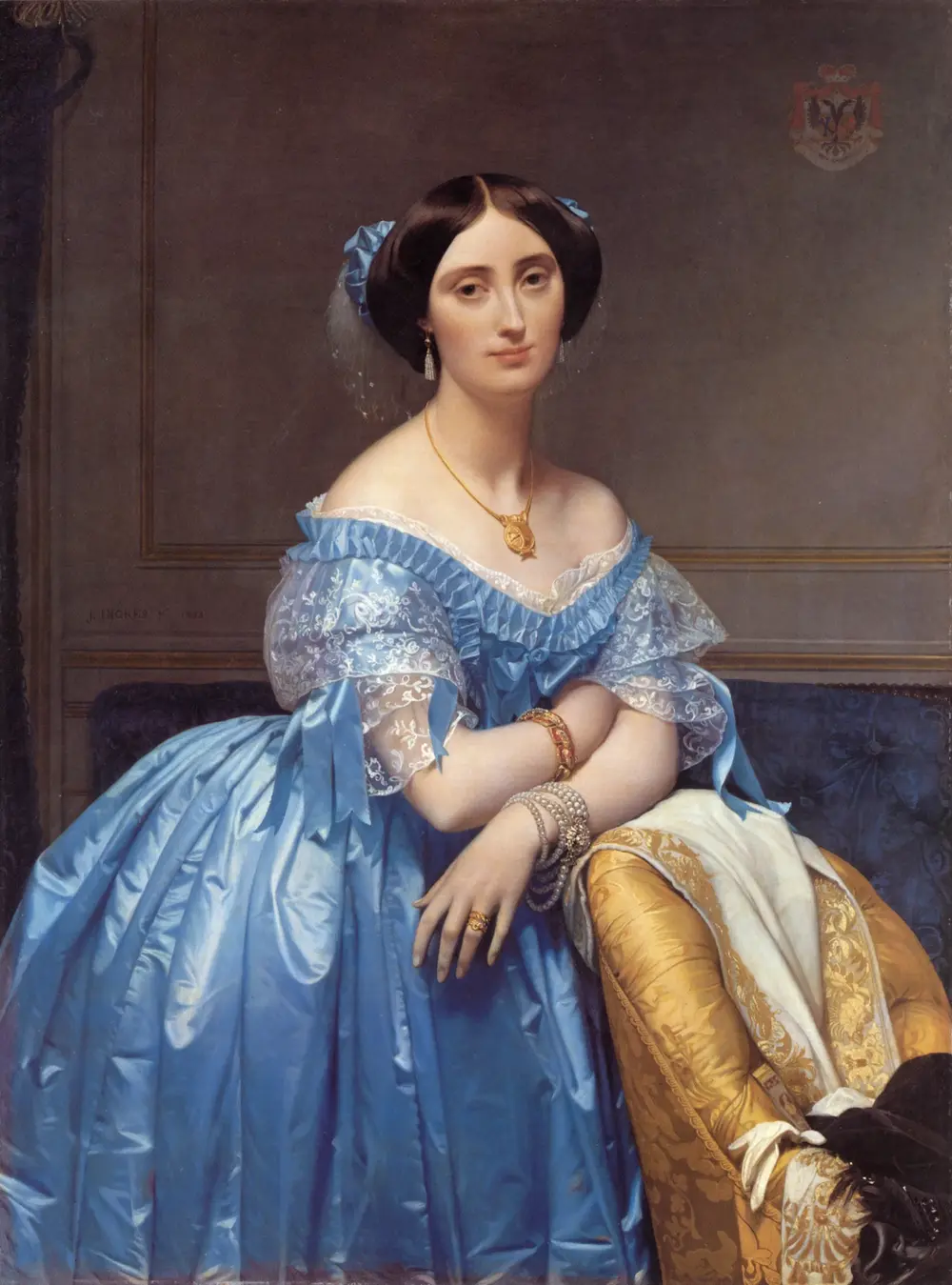 Portrait of Princess Albert de Broglie — Jean Auguste Dominique Ingres
