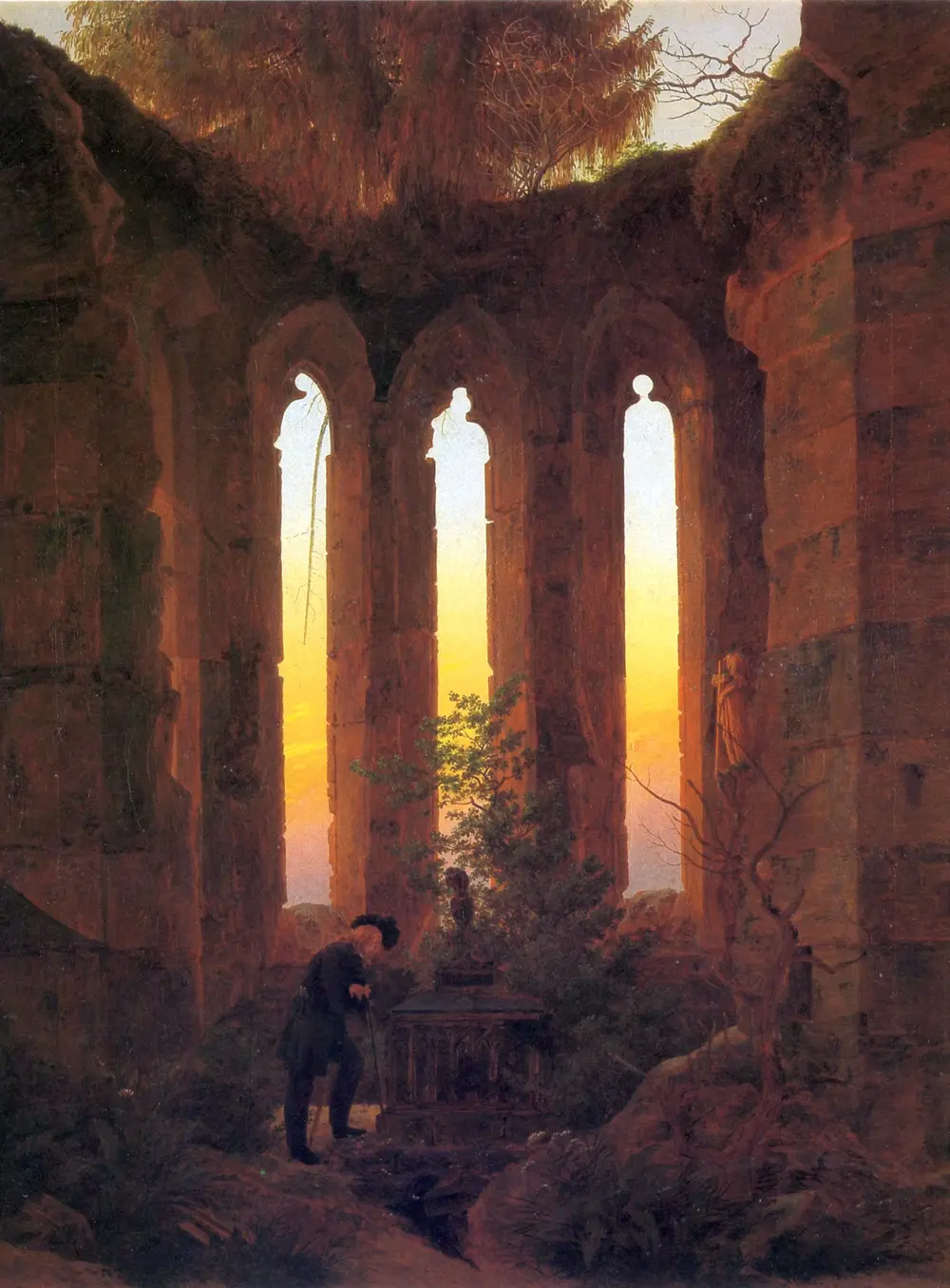 Hutten's Grave — Caspar David Friedrich