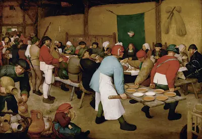 The Peasant Wedding — Pieter Bruegel the Elder