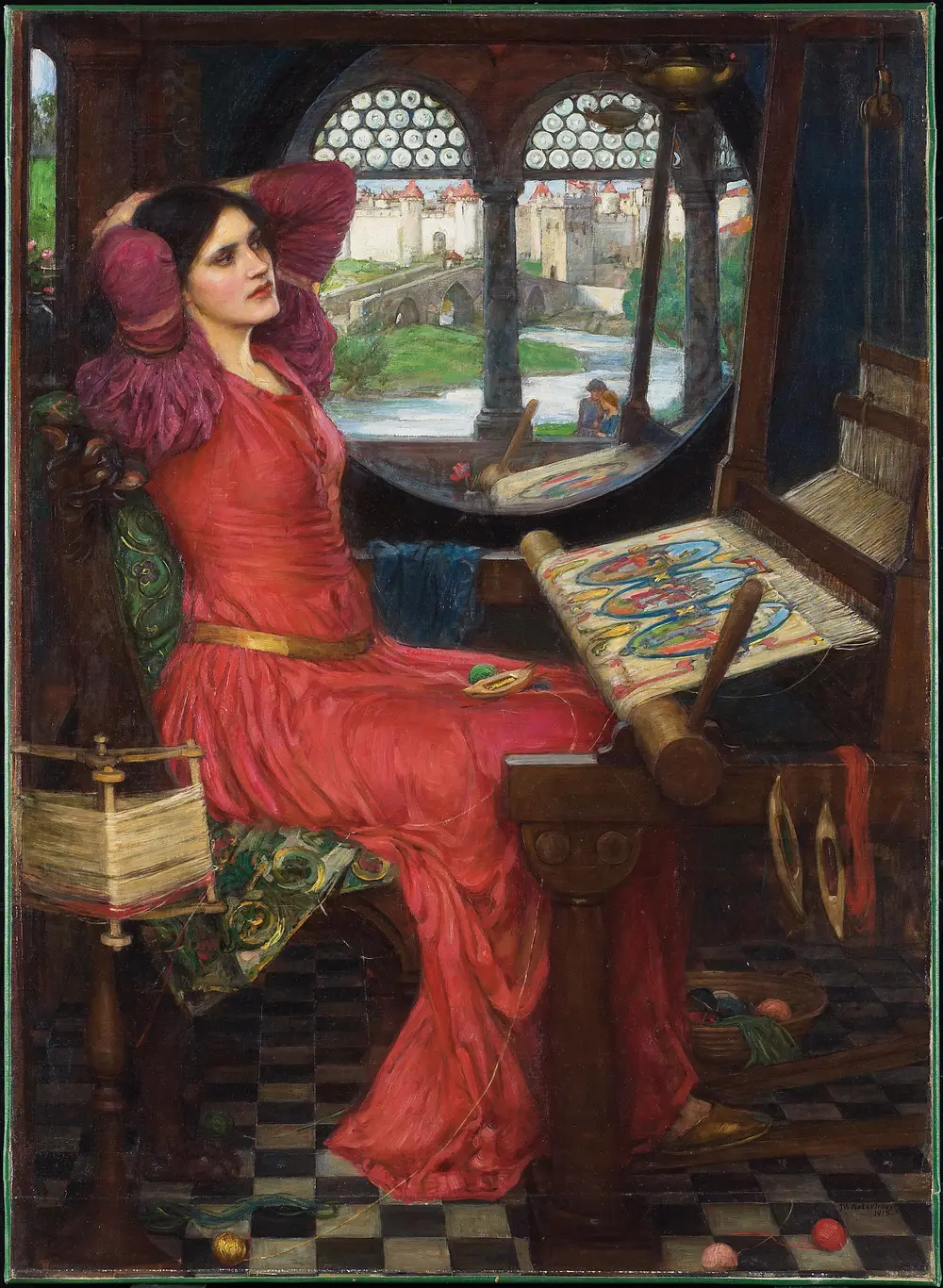 I am half-sick of shadows, said the lady of shalott — John William Waterhouse
