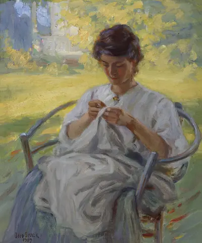 A Summer Morning — Otto Stark (American, 1859-1926)