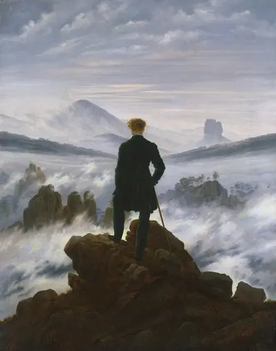 Wanderer above the Sea of Fog — Caspar David Friedrich