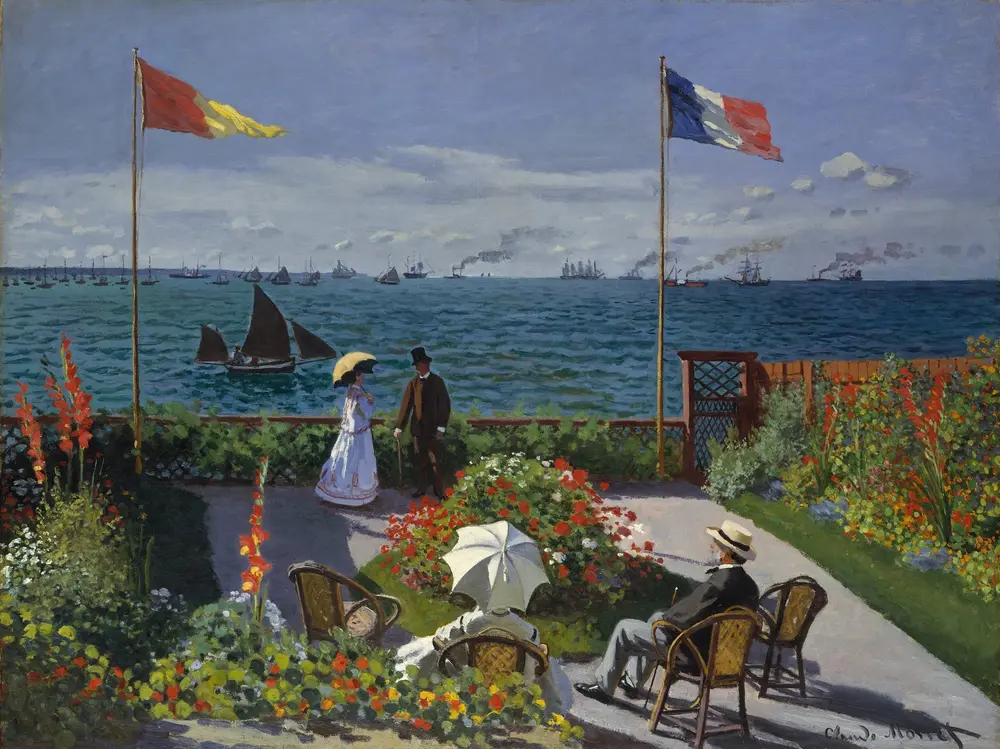 Garden at Sainte-Adresse — Claude Monet