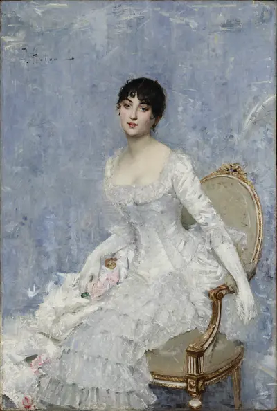 Young Lady in White — Поль Сезар Эллё