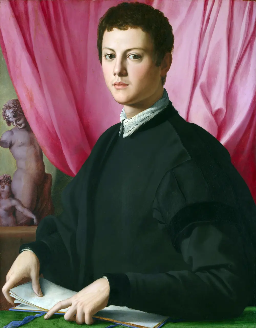 Portrait of a Young Sculptor — Agnolo Bronzino