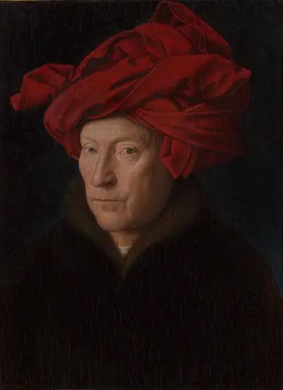 Portrait of a Man (Self Portrait?) — Jan van Eyck