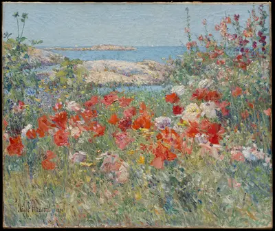 Celia Thaxter's Garden, Isles of Shoals, Maine, 1890