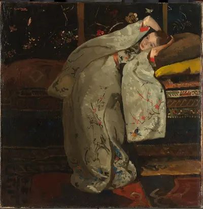 Girl in a White Kimono — George Hendrik Breitner