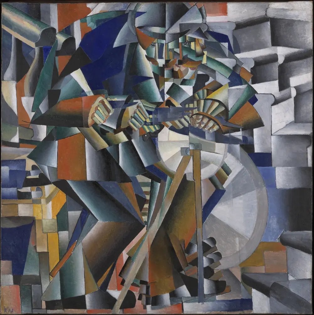 The Knife Grinder or Principle of Glittering — Kazimir Malevich