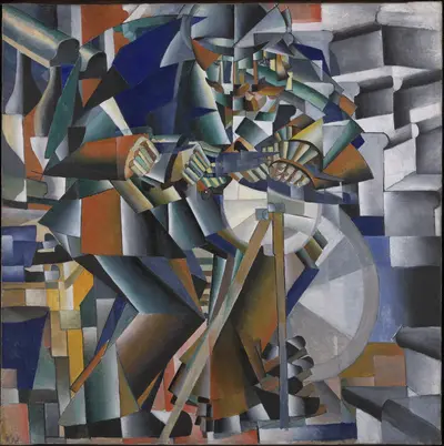 The Knife Grinder or Principle of Glittering — Kazimir Malevich