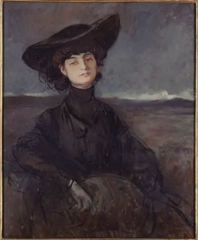 Portrait of Countess Anna de Noailles — Jean-Louis Forain