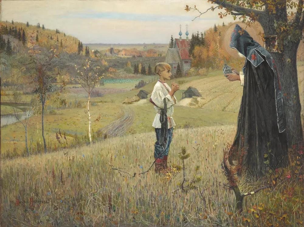 Vision of youth Bartholomew — Nesterov Mikhail Vasilyevich