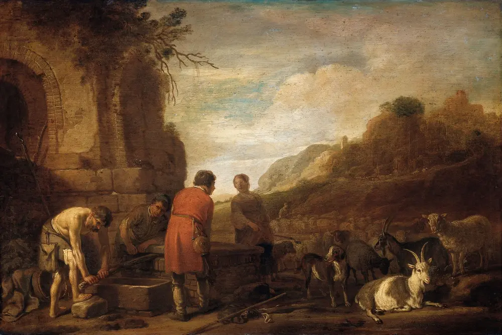 The Meeting of Jacob and Rachel — Claes Moeyaert