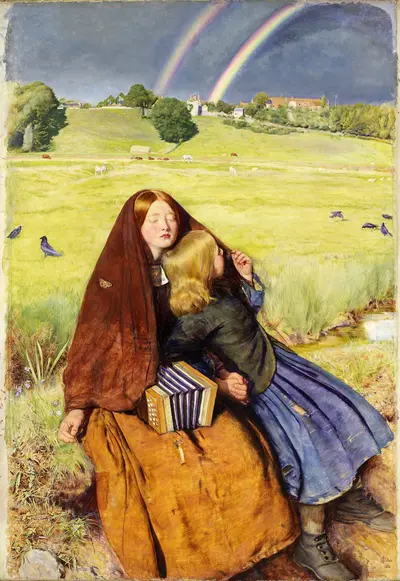 The Blind Girl — John Everett Millais