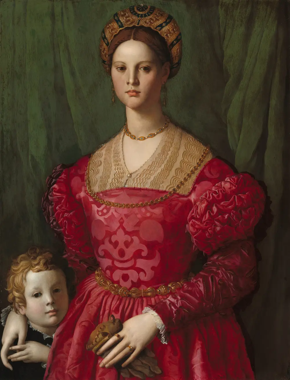 A Young Woman and Her Little Boy — Agnolo Bronzino