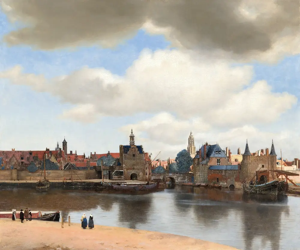 View of Delft — Johannes Vermeer
