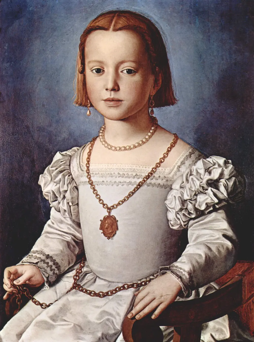 Portrait of Bia de' Medici — Agnolo Bronzino