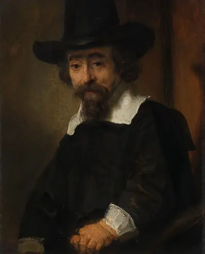 Portrait of Dr Ephraïm Bueno — Rembrandt van Rijn