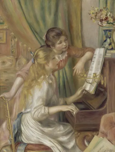 Young Girls at the Piano — Pierre-Auguste Renoir