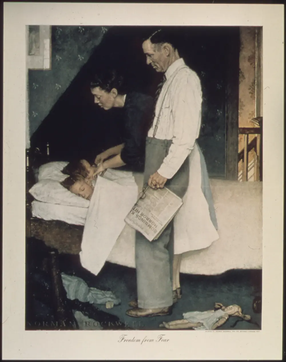 Freedom from Fear — Norman Rockwell