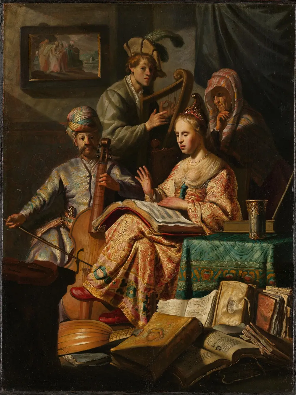 Musical Company — Rembrandt van Rijn