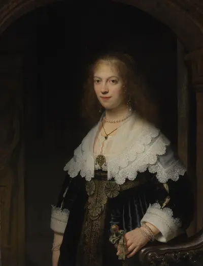 Portrait of a woman, possibly Maria Trip