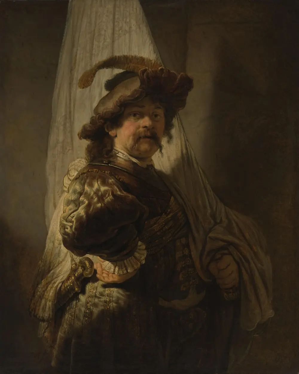 The Standard Bearer — Rembrandt van Rijn