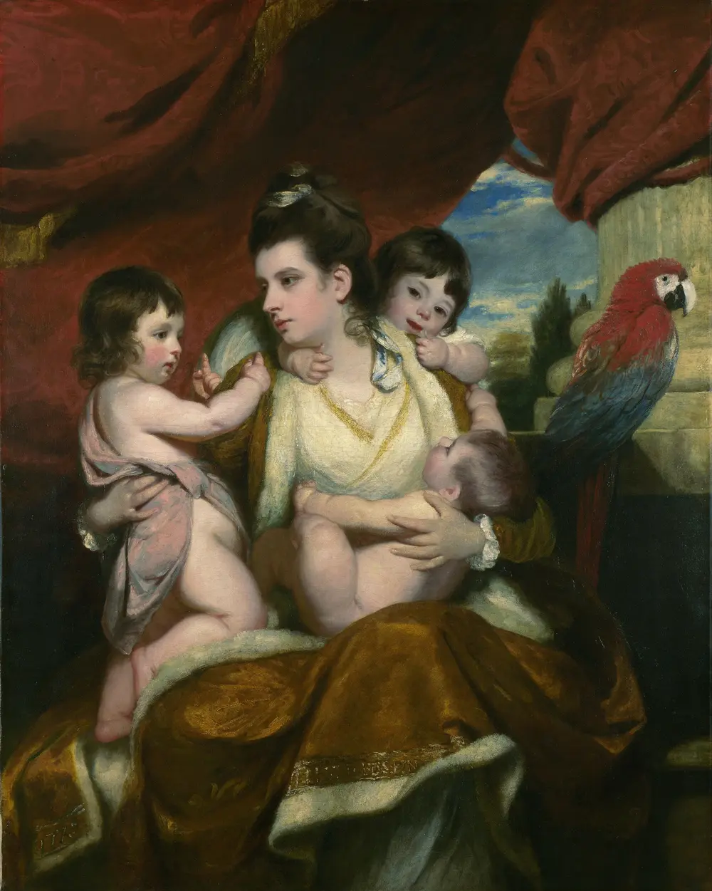 Lady Cockburn and her Three Eldest Sons — Joshua Reynolds