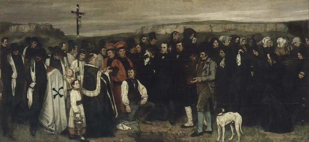 A Burial at Ornans — Gustave Courbet
