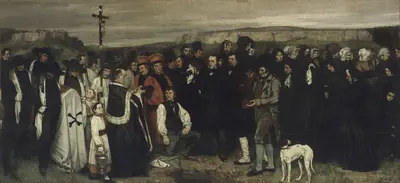 A Burial at Ornans — Gustave Courbet